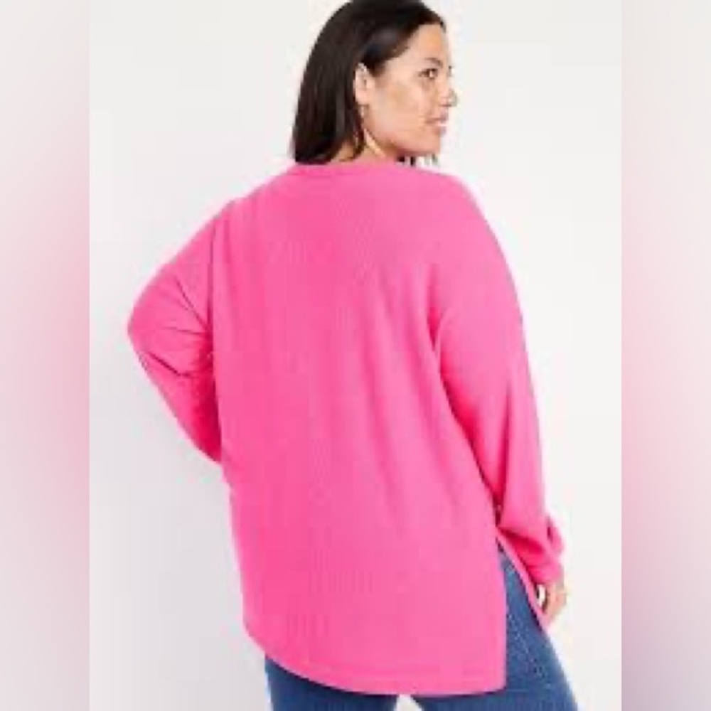 LAST CHANCE CONSIGNING 7/19 Old navy oversized boyfriend Henley - Picture 7 of 11